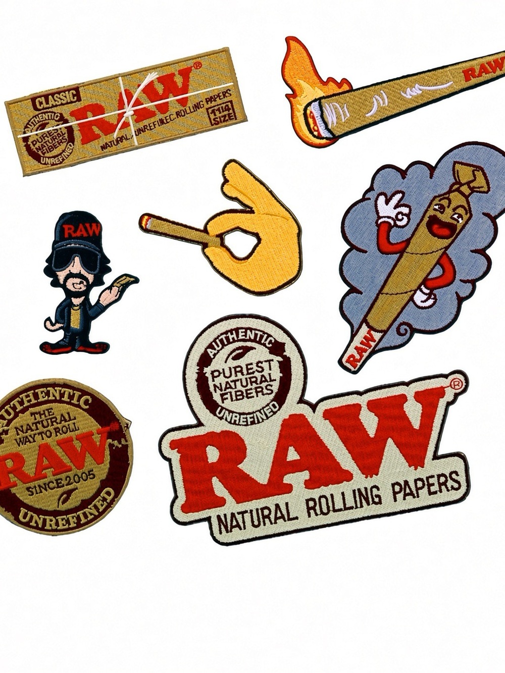 RAW Patches - Pack Of 7